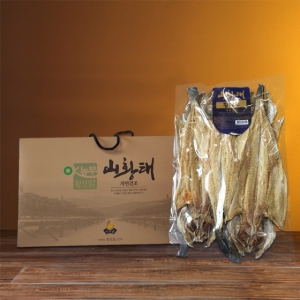 횡성맑,[추석특판 황태선물세트]자연건조 횡성맑 산(山)황태포 5미[40-42cm]