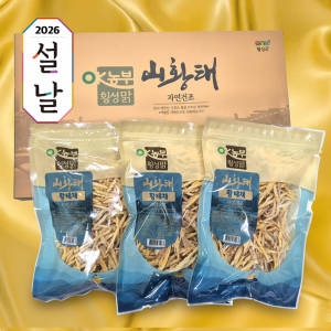 횡성맑,3만원대 구정 선물세트, 손질 횡성맑 산(山)황태채  100g X 3개, 2026년 최신 제품